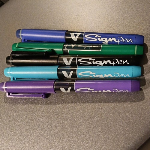 Pilot sign pen penne colori - v,